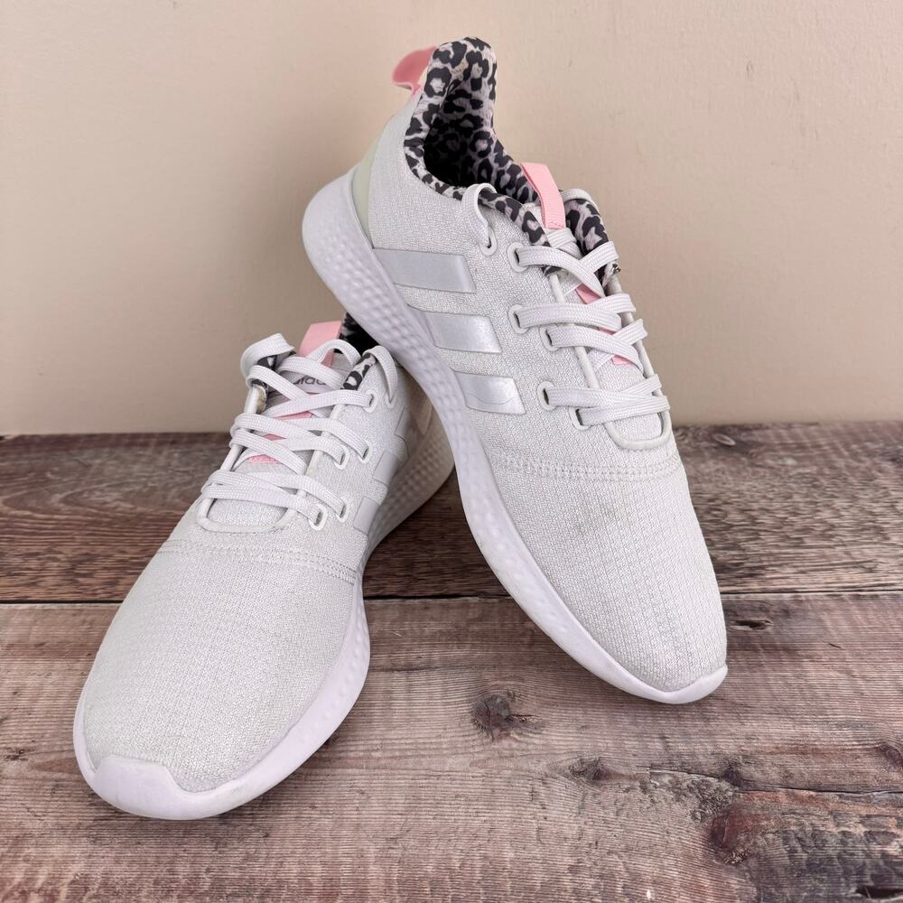 Adidas Shoes Women's 10 Puremotion White Pink Athletic Sneakers GZ8447 READ